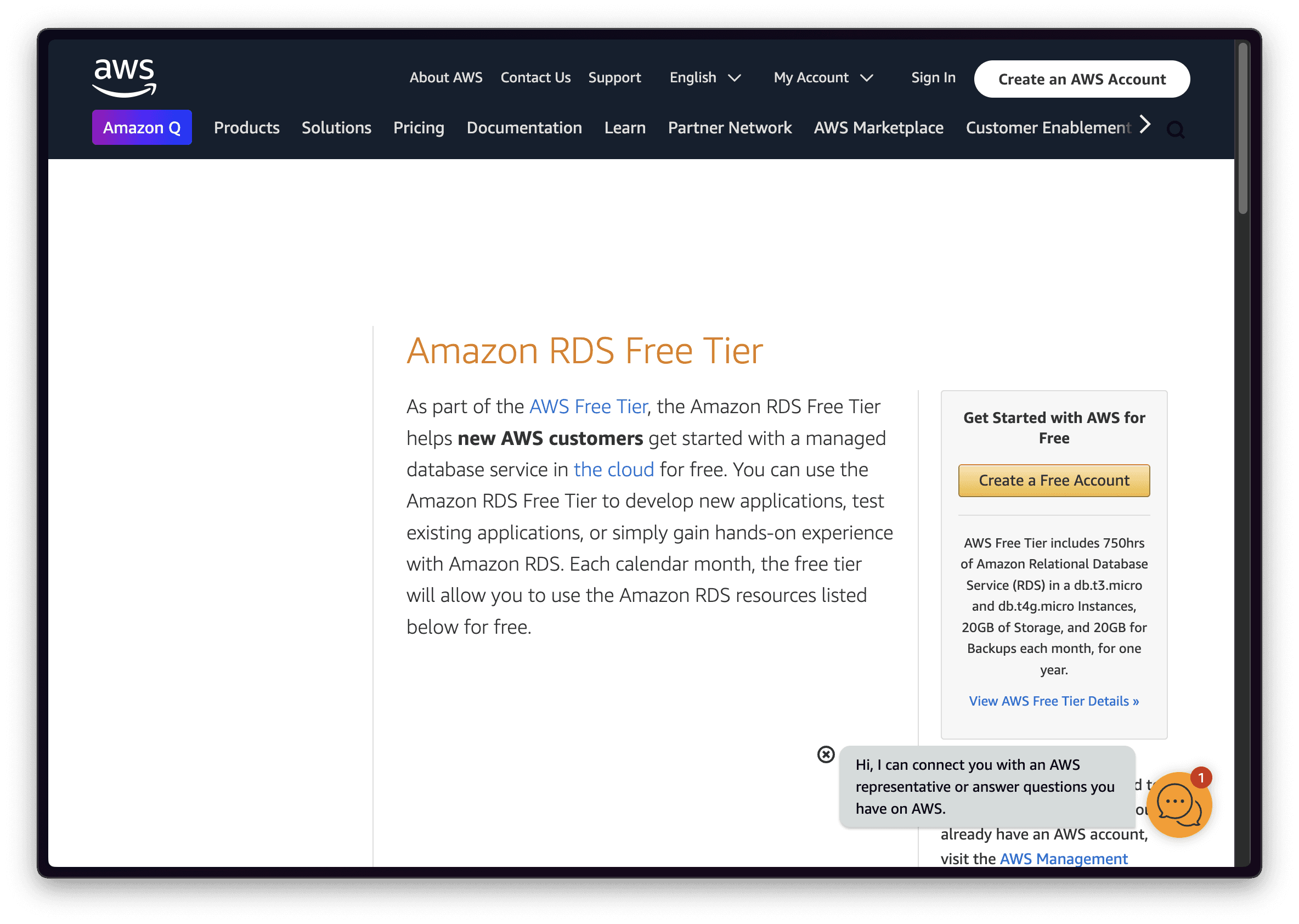 AWS RDS